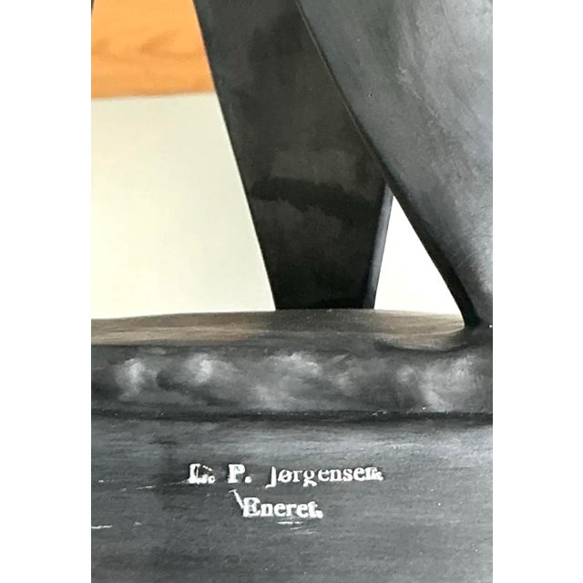 Vintage Danish Saint George Terracotta Sculpture For Sale - Image 10 of 12