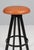 1960s Bar Chair in Black Wood and Leather by Hans Olsen for Frem Røjle, 1960s For Sale - Image 5 of 7
