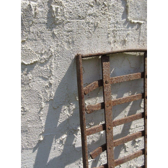 1900 - 1909 Antique Victorian Architectural Salvage Iron Element For Sale - Image 5 of 5