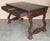 19th Century Spanish Baroque Style Oak Library Table or Desk, Two Faces For Sale In Miami - Image 6 of 18