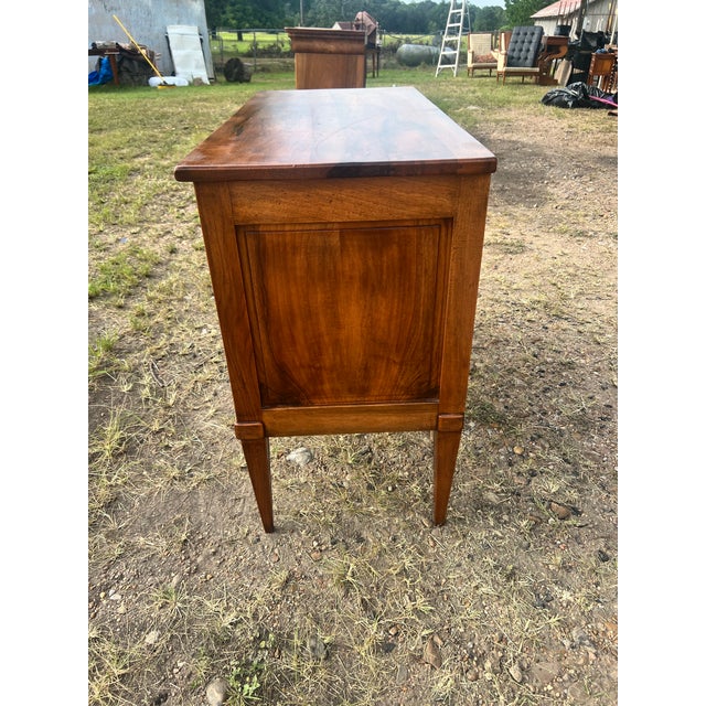 French French 19th Century Louis XVI Walnut Chest of Drawers For Sale - Image 3 of 6