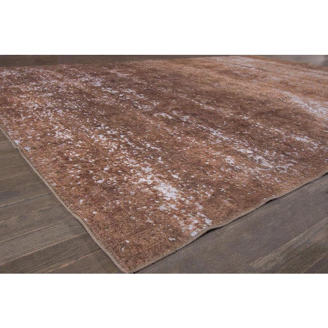 Mid 20th Century Vintage Overdyed Rug For Sale In New York - Image 6 of 7