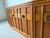 1970s Heritage Mid-Century Modern Sculpted Walnut Sideboard Credenza With Brutalist Broze Hardware For Sale - Image 9 of 18
