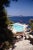 Pellicano Pool 1969 Guests walking up steps at the Hotel Il Pellicano at Porto Ercole, Tuscany, August 1969. Photo by Slim...