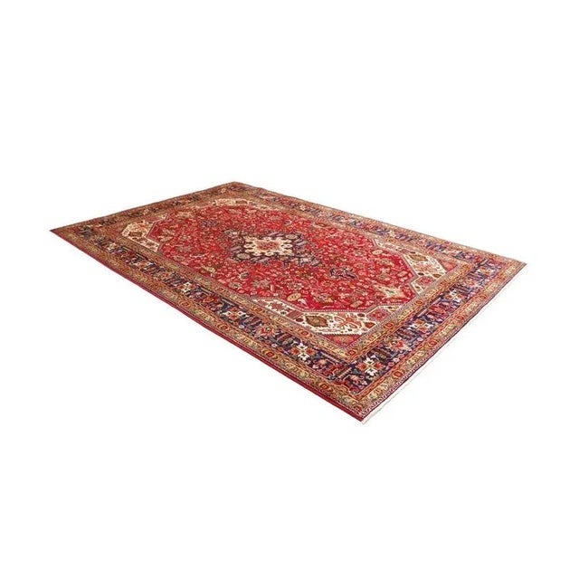 Middle Eastern Hand-Knotted Rug For Sale - Image 3 of 11