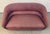 Mid-Century Modern Vintage Upholstered Mid-Century Modern Sculptural Loveseat For Sale - Image 3 of 15
