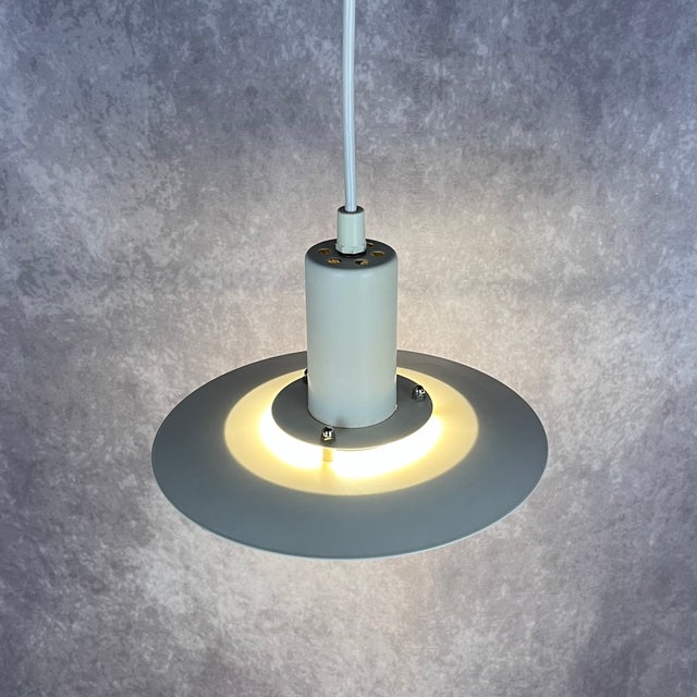 Mid-Century Modern Vintage Beige Ceiling Lamp from Lyfa, 1970s For Sale - Image 3 of 11