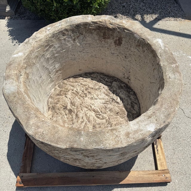 Antique Limestone Trough 51126a For Sale - Image 4 of 9