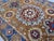Rust and Blue Kazak Wool Rug With Center Medallion, 4'11" X 7'1" For Sale - Image 9 of 16