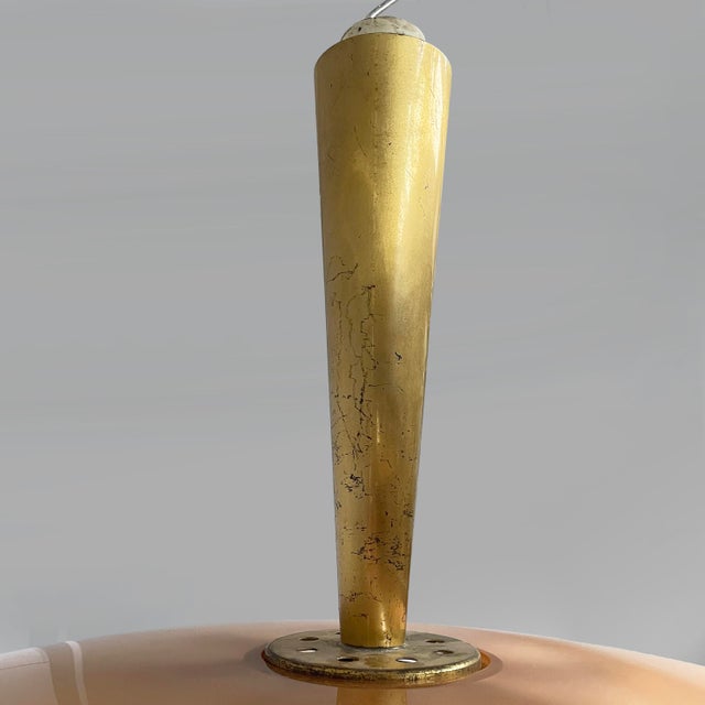 Mid-Century Modern Italian Glass Model 1462 Pendant Light by Max Ingrand for Fontana Arte, 1950s For Sale - Image 11 of 13