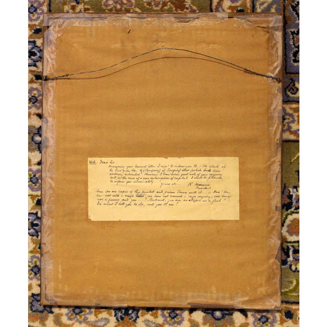 Hand colored lithograph, 1836-38, of "Caracaturana 82" by Honore Daumier. From the famous "Robert Macaire" series...