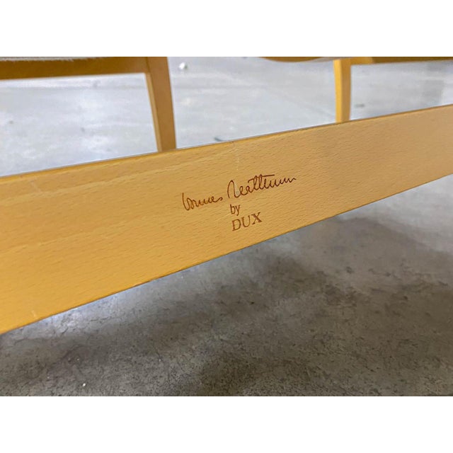 Pernilla 69 Lounge Chair with Ottoman by Bruno Mathsson for Dux, 1990s, Set of 4 For Sale - Image 14 of 18