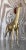 Boho Chic Vintage Hollywood Regency Brass Giraffe Sculpture For Sale - Image 3 of 13