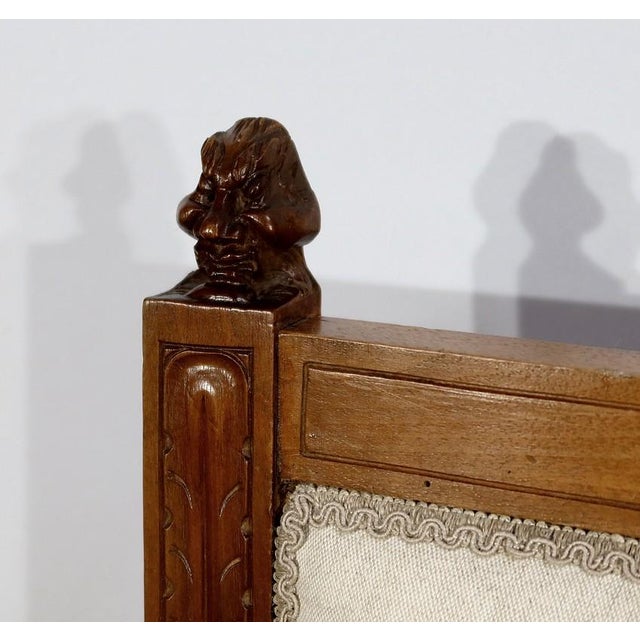 Renaissance Style Bench in Walnut, Late 19th Century For Sale - Image 10 of 18