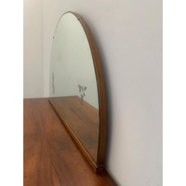 Vintage Crescent Mirror, 1940s For Sale - Image 6 of 14