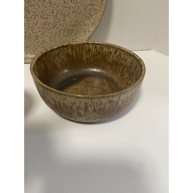 Mid Century Martz Studios Ceramic Matte Plate Bowl Dinnerware Set- 31 PCS For Sale In Cleveland - Image 6 of 13