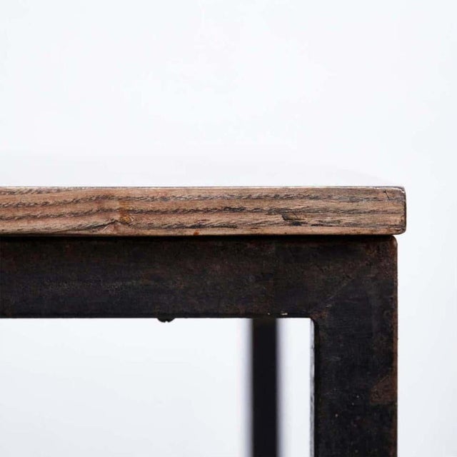Mid-Century Modern Wood Metal Cansado Table attributed to Charlotte Perriand, 1950s For Sale - Image 13 of 15