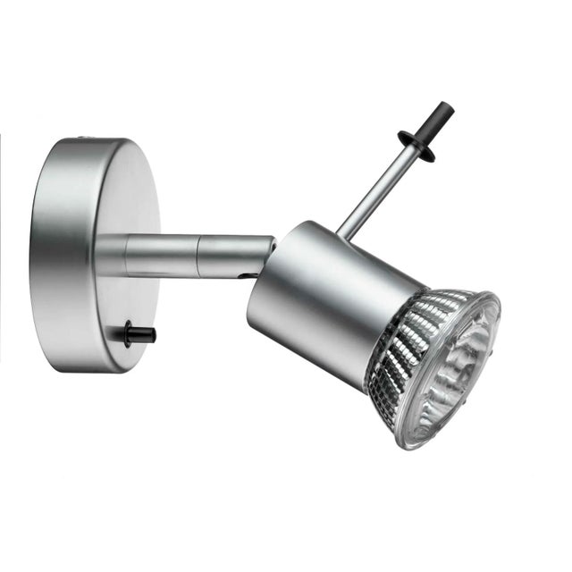 This wall light is made from aircraft grade aluminum. The piece uses a 63mm diameter gu10 or led gu10 bulb. up to 250v...