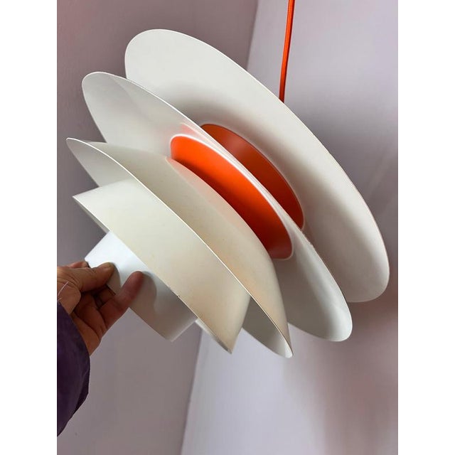 Metal Verona Pendant Lamp by Svend Middelboe for Nordisk Solar For Sale - Image 7 of 11