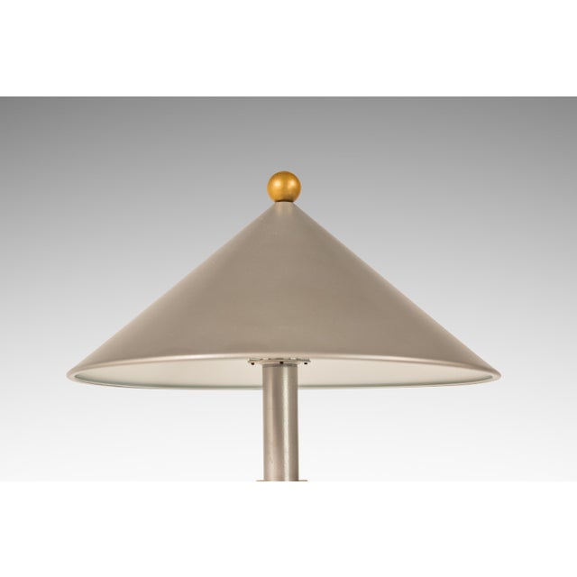 1990s Postmodern Memphis Style Table Lamps Attributed to George Kovacs for Sonneman - Set of Two For Sale - Image 9 of 16