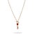 Key to Love Red Enamel Gold Necklace For Sale - Image 9 of 9