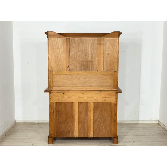 Antique Art Nouveau Kitchen Cabinet in Oak & Pine, 1900s For Sale - Image 14 of 15