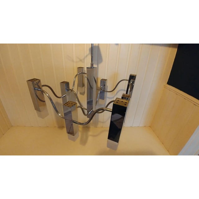 Gaetano Sciolari Ceiling Lamp by Gaetano Sciolari for Boulanger, 1970s For Sale - Image 4 of 15