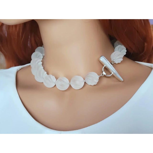 Rock Crystal Necklace For Sale - Image 9 of 9