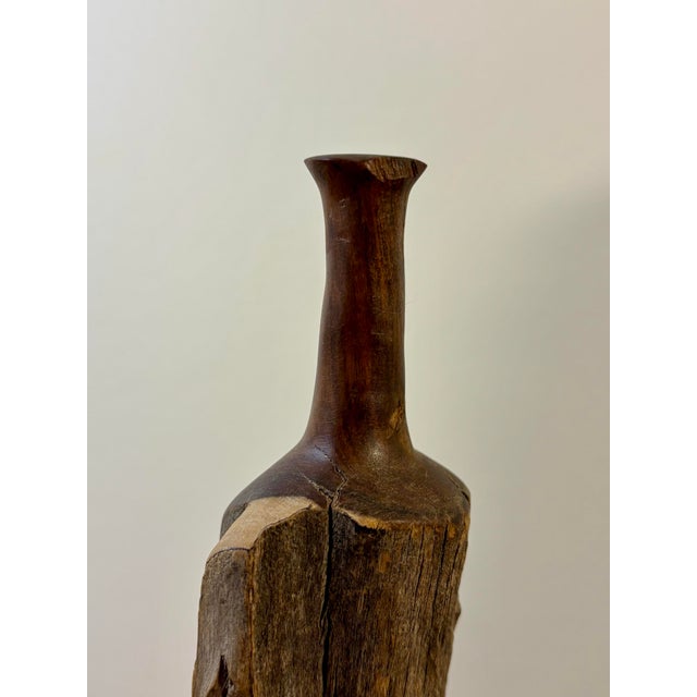 Carl Auböck Vintage Organic Modern Sculptural Wood Vase, 1970s For Sale - Image 4 of 10