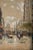 A wonderfully atmospheric original oil on canvas by Antonio DeVity depicting a bustling Paris boulevard filled with...
