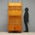 Vintage 1960s storage cabinet made of maple veneer wood, representing a classic example of the era's functional design....