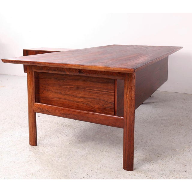Executive Desk with Sideboard by Arne Vodder for Sibast, 1960s, Set of 2 For Sale - Image 13 of 18