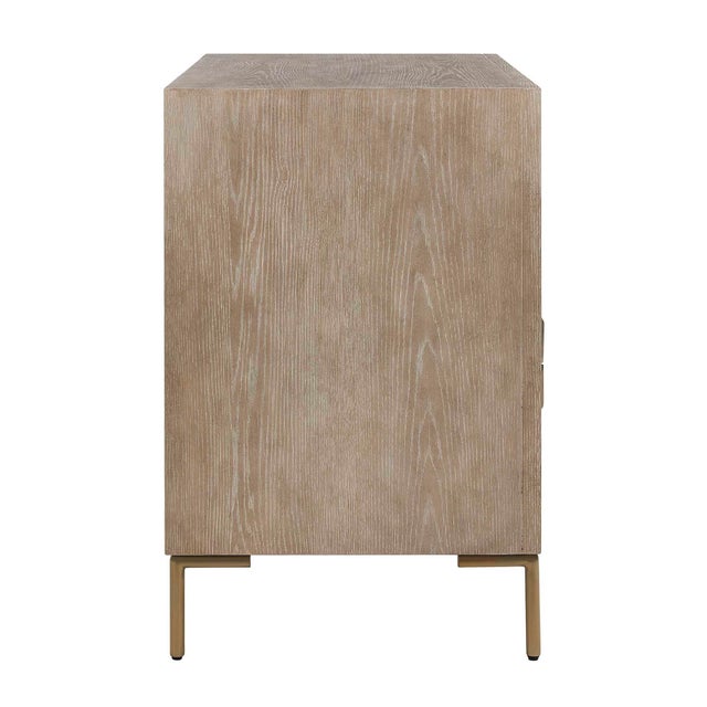 Alessia Modern Light Oak Side Table For Sale - Image 9 of 12