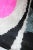 Black Contemporary Handmade Velvet Ikat Pillow For Sale - Image 8 of 12