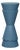 Matthew Izzo Home Vivienne Steel Blue Stained Oak Drink Table For Sale