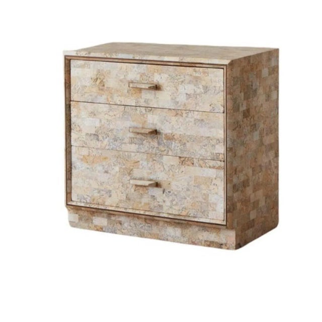 1970s Maitland-Smith Tessellated Stone Nightstands (A Pair) For Sale - Image 11 of 11