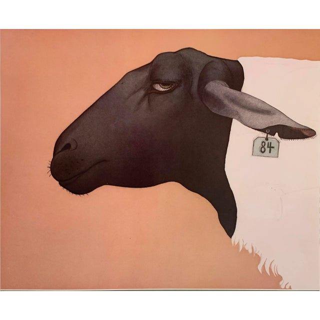 American 1982 Beth Van Hoesen John Berggruen Gallery Poster For Sale - Image 3 of 7