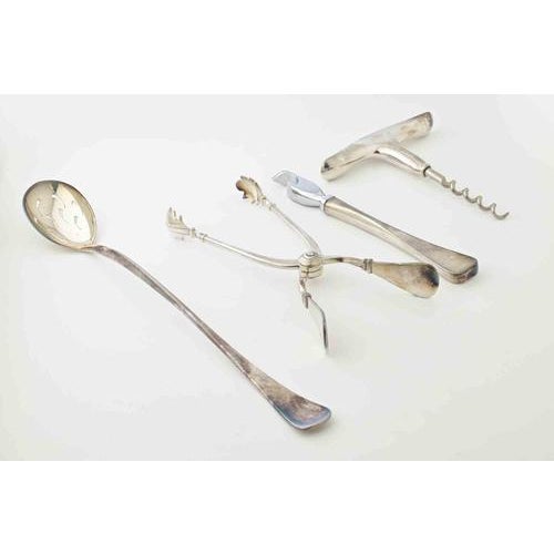 Vintage Danish Sterling Silver Bar Tool Set, 1960s, Set of 4 For Sale - Image 3 of 7