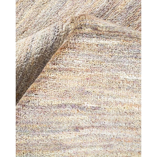 Textile Eclectic Hand Knotted Area Rug, Gray - 4' 4" x 6' 7" For Sale - Image 7 of 9