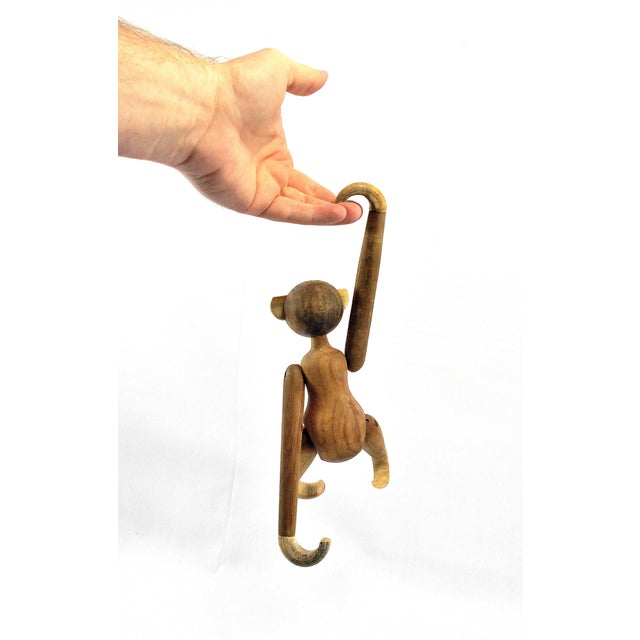 Vintage Carved Wooden Hanging Monkey Chairish