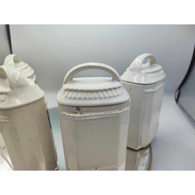 Ceramic Containers, 1890s, Set of 4 For Sale - Image 5 of 11