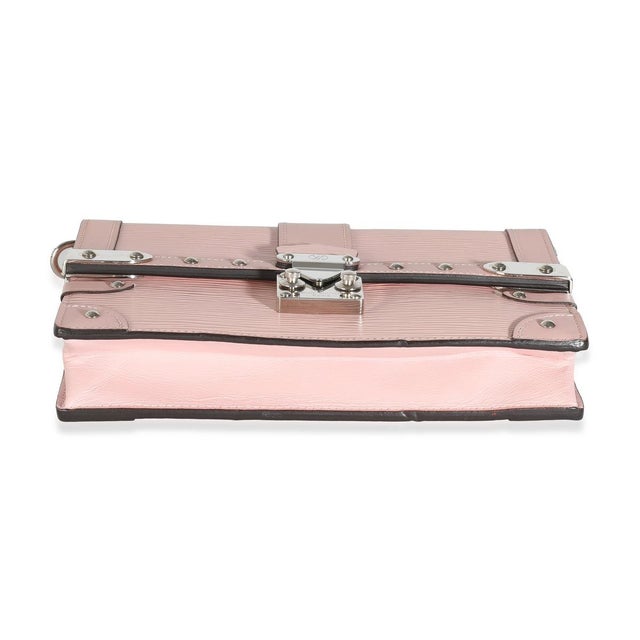 2010s Rose Ballerine Epi Trunk Chain Wallet For Sale - Image 5 of 8