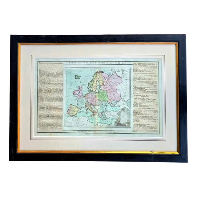 European Map by Brion De La Tour, 1766 For Sale