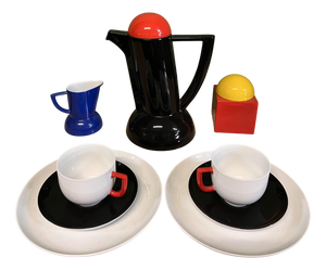 Coffee Service by Lutz Rabold, 1985, Set of 5