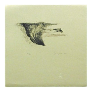 Larry Fodor "Feather Flight" Original Color Lithograph Hand Signed For Sale