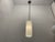 White Pleated Opaline Glass Pendant, 1960s For Sale - Image 4 of 9