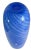 Late 20th Century Murano Art GLass Blue Swirl Vase For Sale - Image 5 of 15