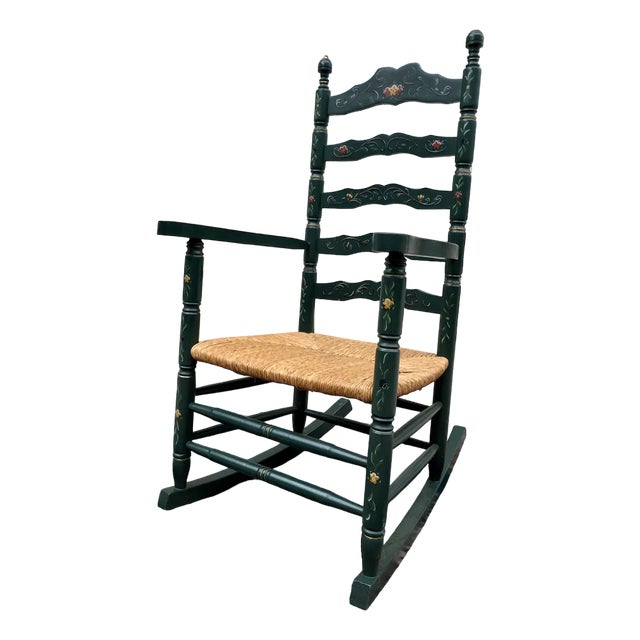 Dutch Hindeloopen Rocking Chair For Sale