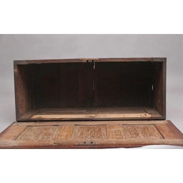 17th Century Carved Oak Coffer, 1680s For Sale - Image 3 of 13