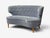 1950s Carl-Johan Boman, Finnish Modern, Settee, Velvet, Wood, Finland, 1950s For Sale - Image 5 of 10